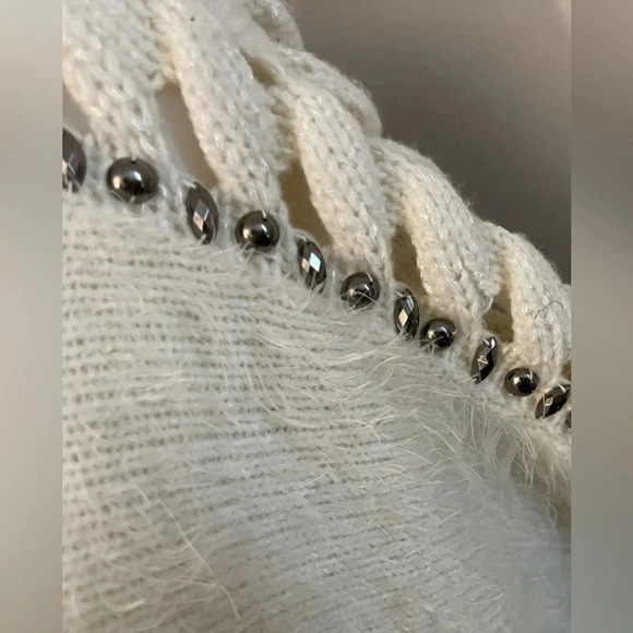 Alberto Makali fur sweater dolman sleeves fall chic boho - Picture 8 of 8